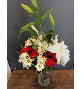 Lilyum&Papatya&Gerbera Zarafeti